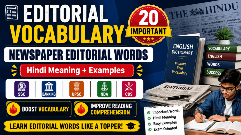 editorial vocabulary