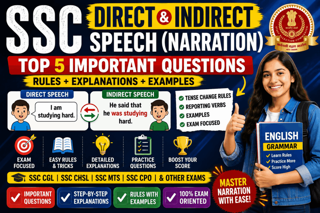 ssc direct indirect notes