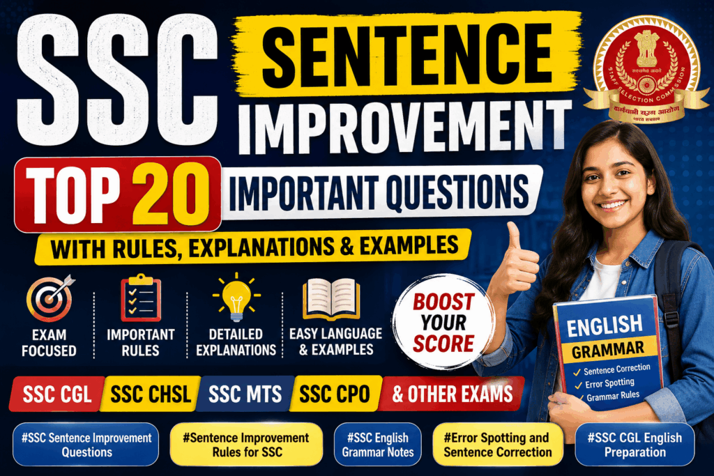 ssc sentence improvement