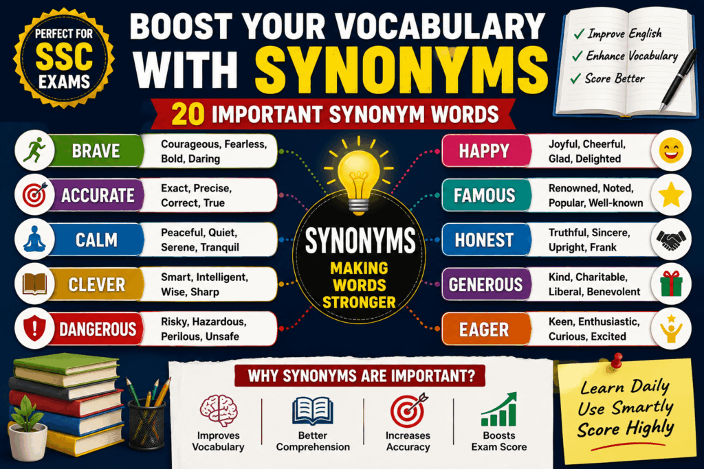 ssc synonyms owrds
