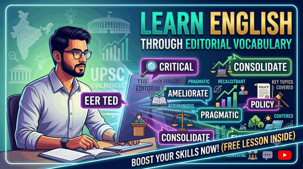 learn english through editorial vocabulary