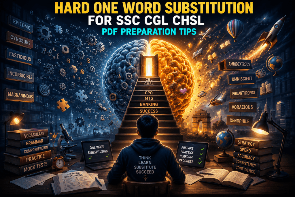 one word substitution ssc chsl