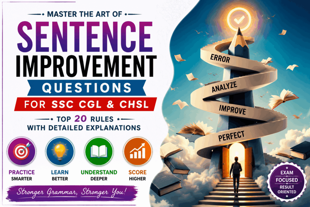 sentence improvement questions for ssc chsl