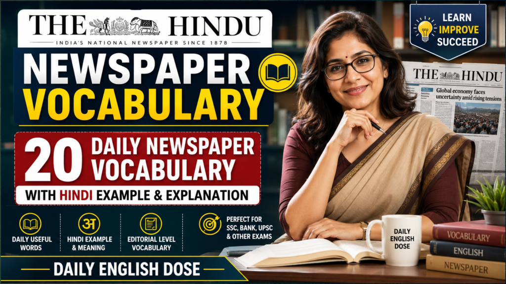 newspaper vocabulary