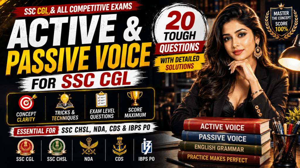 active passive ssc cgl exam