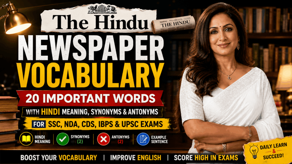 newspaper daily vocabulary